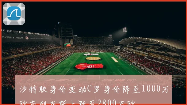 沙特联身价变动C罗身价降至1000万欧菲利克斯上涨至2800万欧